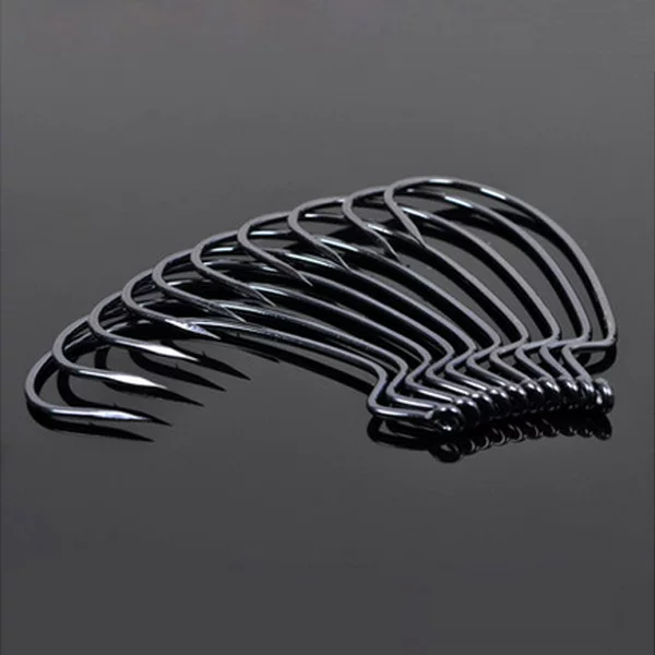 Lure Worm Hook Soft Worm Hook Texas Rig Crank Hook Fishing Accessories Weihai Fishing Gear Wholesale Fishing Line