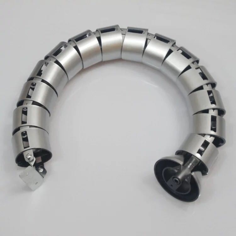 Factory wholesale computer wear line thickened serpentine tube desk threading box hidden wire slot furniture accessories