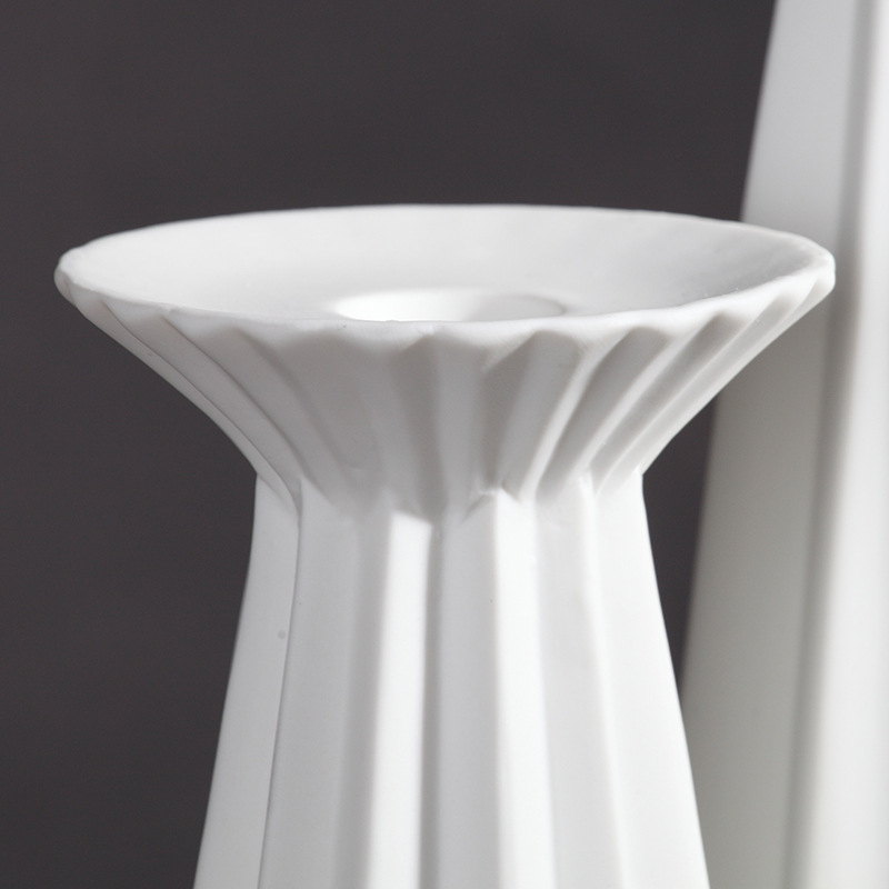 Nordic simple creativa decoración candelabro de cerámica del café vela cena candelabro accesorios de boda al por mayor