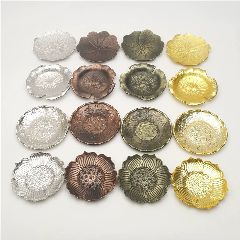 Прямые продажи с фабрики подставка из сплава Лягушка Лотоса Подставка для чашки кунг-фу чайная церемония Аксессуары для чайного Сервета мульти-стиль в наличии