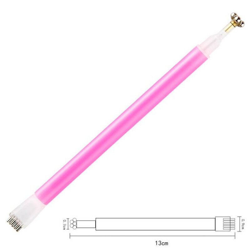 Bolígrafo magnético de ojo de gato para manicura de doble punta, flor de ciruelo, ondulación de agua, efecto de ojo de gato, imán de manicura con patrón multifuncional