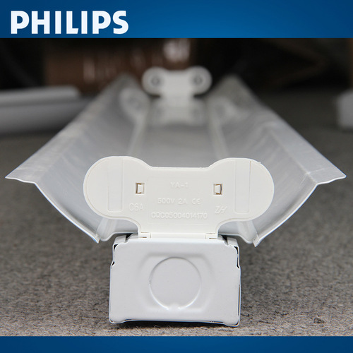 Philips T8 fluorescent lamp LED lamp single tube double tube without cover fluorescent lamp BN011 empty bracket single-ended double-ended