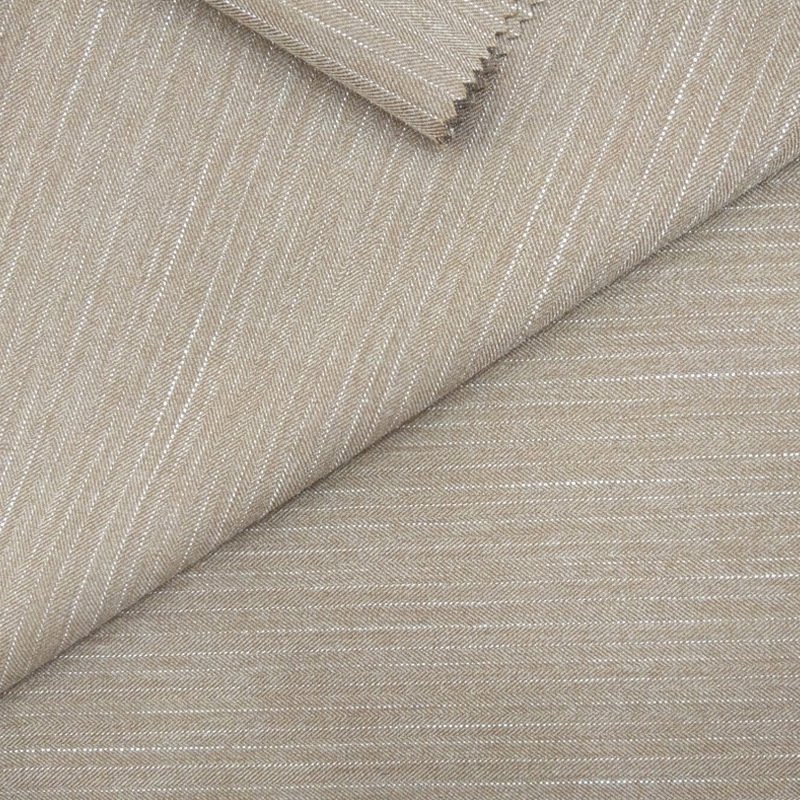 2021服装现代白色扎染流星染色人字纹爆款西装弹力布料4813