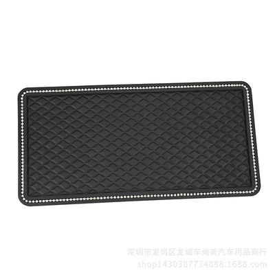 Car tissue box creative Swan Diamond car tissue box all over the Sky star car seat type paper box high-end (Car tissue box/set) - small-mesh-anti-slip-mat-with-drill