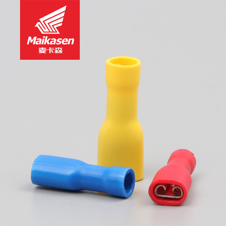 FDFV系列光伏配线用紫铜冷压母全绝缘接线连接器端子接头防水