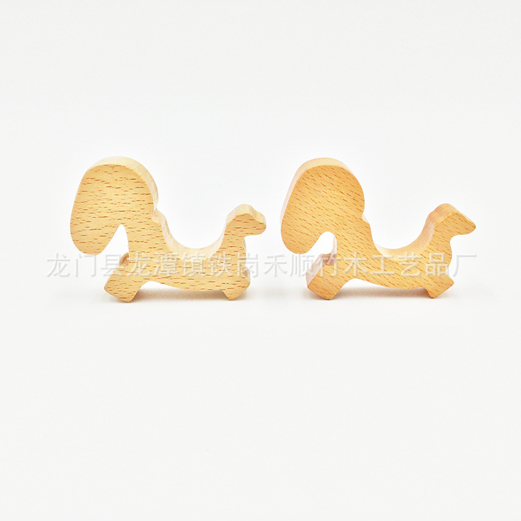 专业生产动物形木制工艺品雕刻机木头产品工艺儿童动物木头玩具