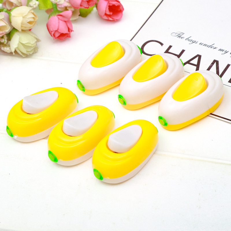 专供外贸百货外贸双色床头开关按钮开关翘板开关led接线开关