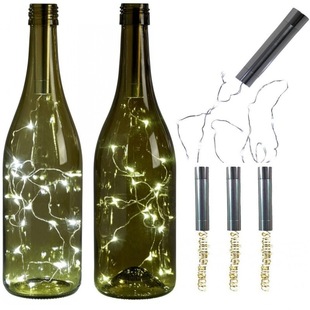 Cross-Border wine bottle stopper lamp led copper wire lamp string copper lamp flashlight wedding Christmas decoration factory gift lamp