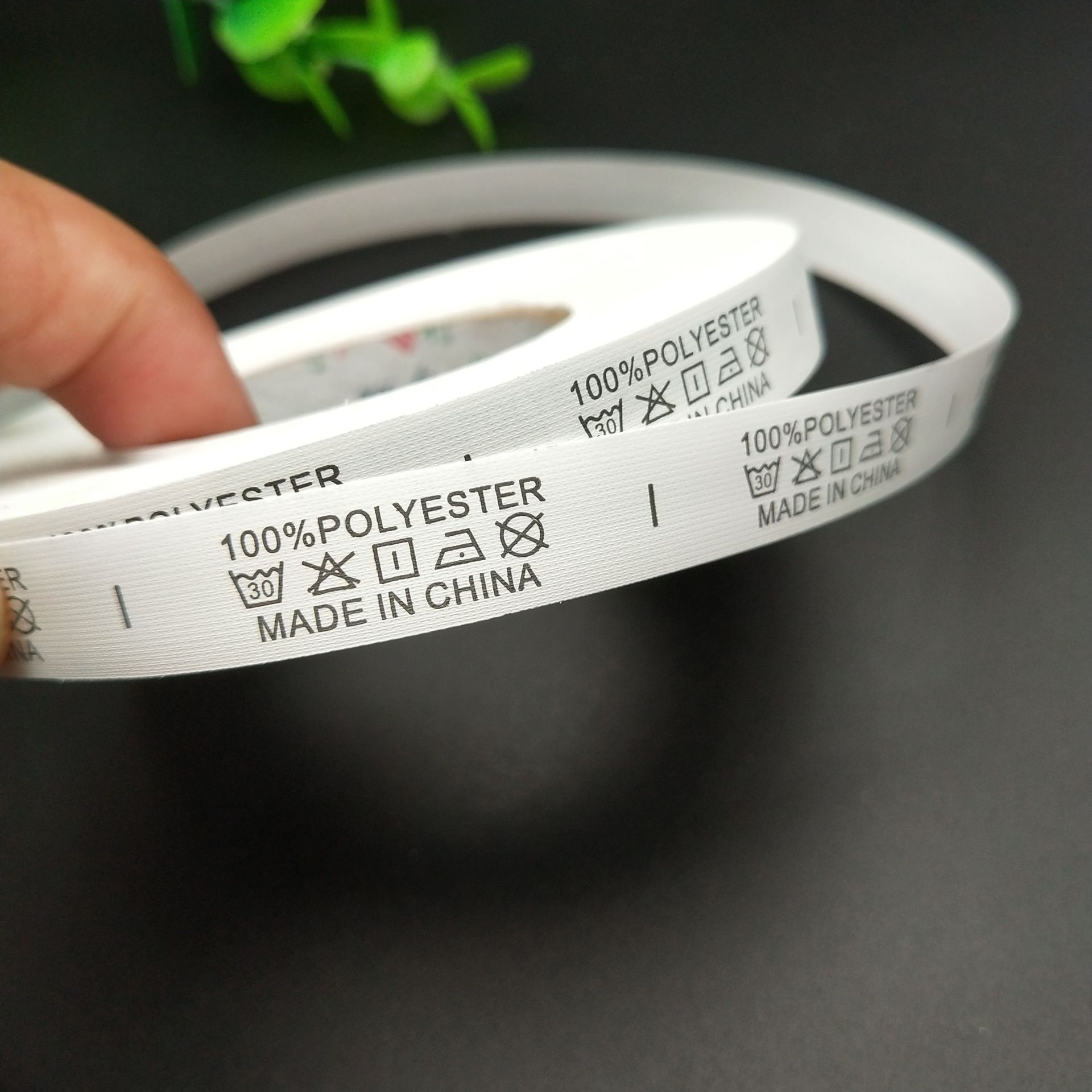 义乌厂家批发水洗标领标洗标内衣内裤家纺服装辅料通用水洗唛成分