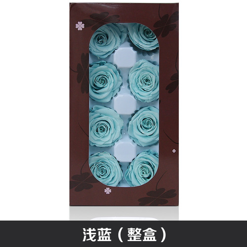 4-5cm B-level eternal rose keychain production car hanging accessories gift box diy auxiliary materials preserved flowers and dried flowers