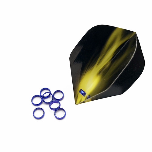 GOODARTS knight darts, nylon dart shaft O-ring, plastic dart shaft protection ring, aluminum ring to lock the dart wing