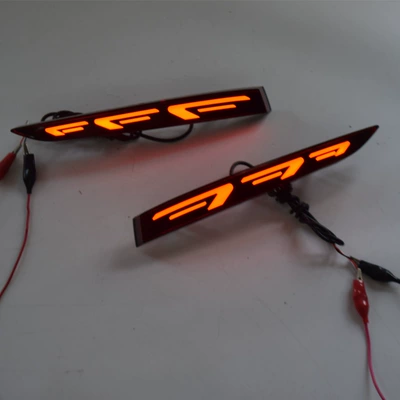 Tail light accent rear bumper