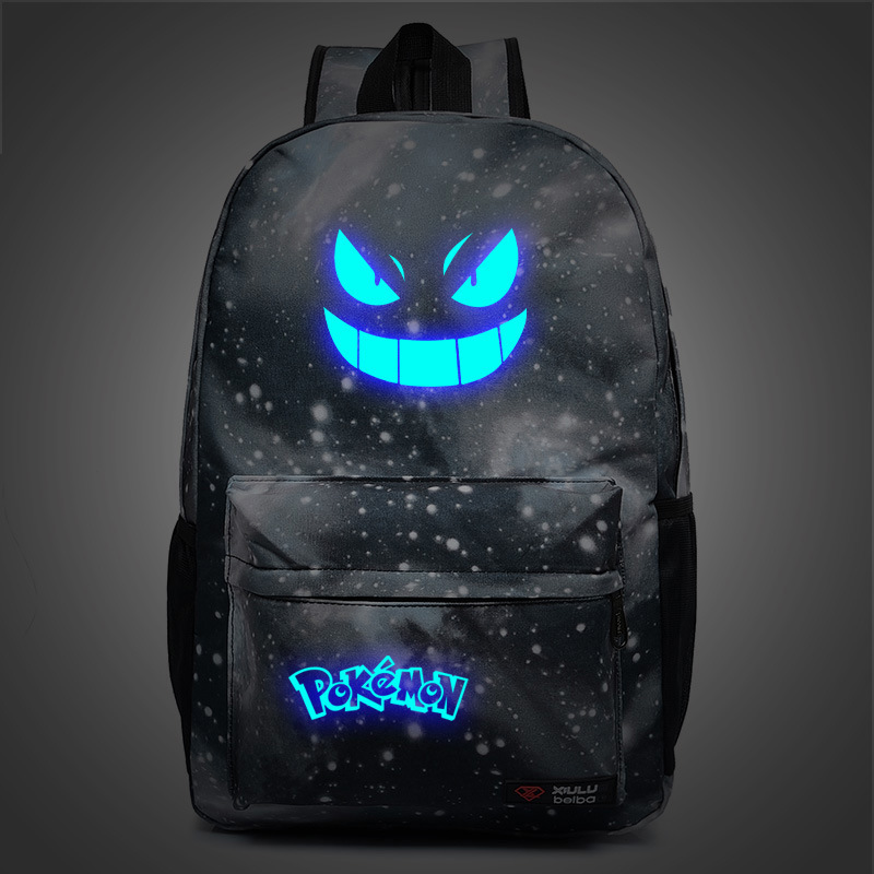 Monster, backpack for students for men and women, Gengar, primary and secondary school