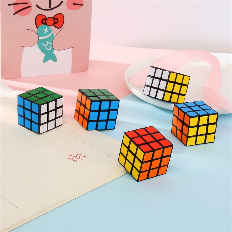 Children's Educational Toys Intelligence Third Order Advertising Rubik's Cube Kindergarten Baby Entry Mini Toy 3cm Rubik's Cube