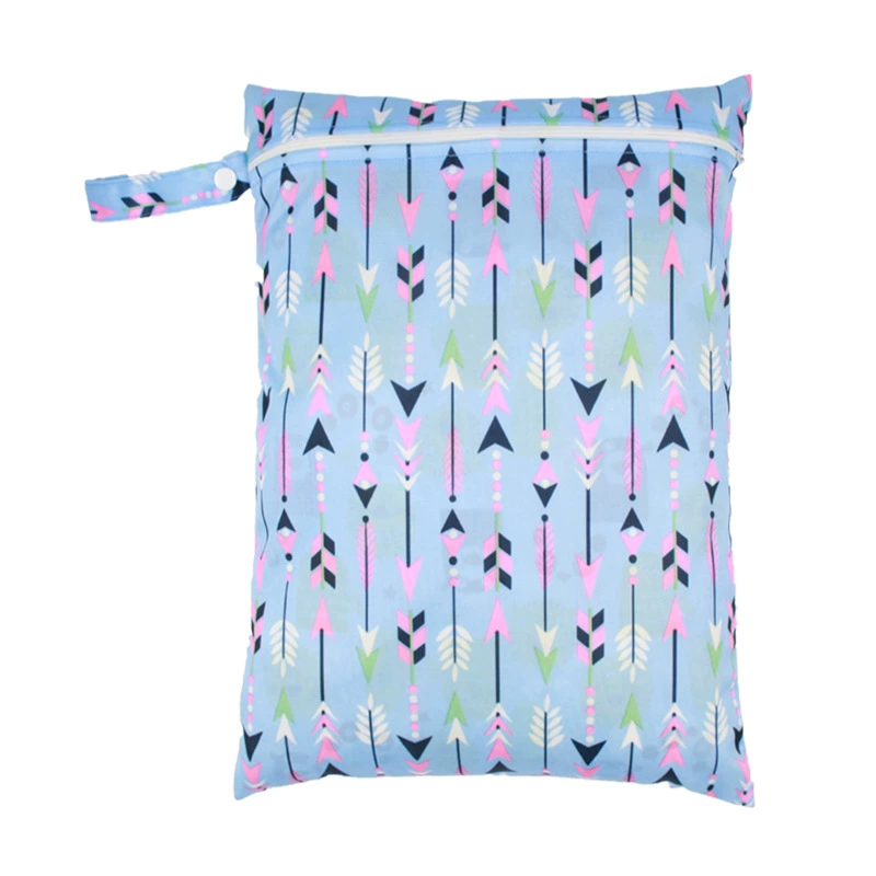 Breathable sanitary pads with zipper, diaper, cloth bag, storage system