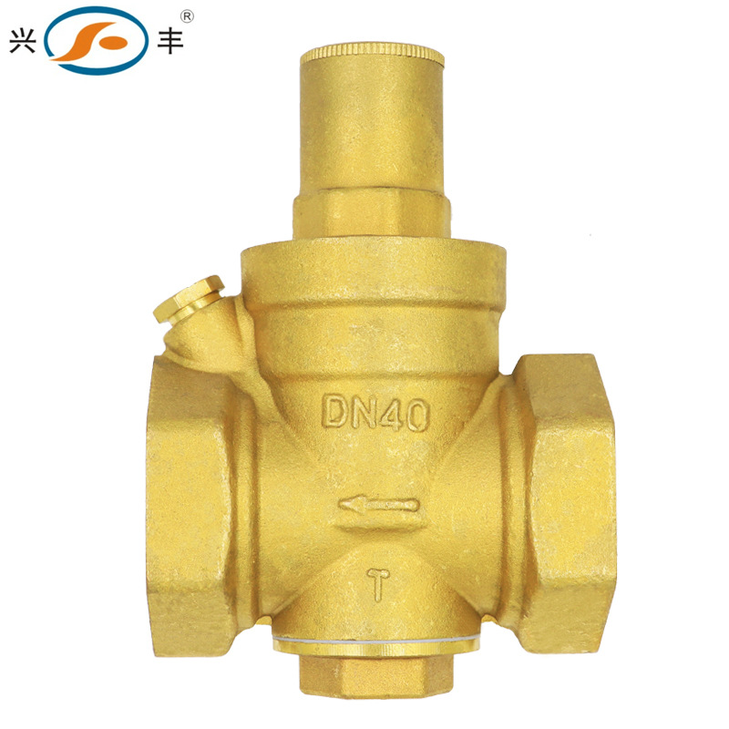 可调式自来水管道工程黄铜减压阀净热水器稳压阀4分6分1寸
