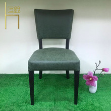 专业批发韩国包布椅 绿色PU皮包布椅 JH-M16