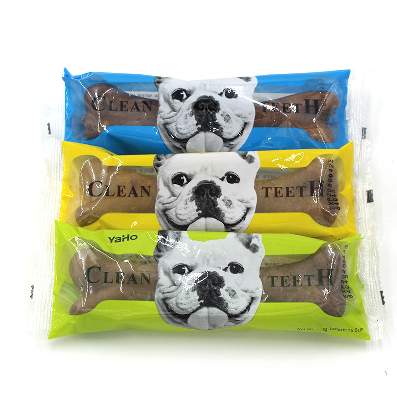 Huesos limpiadores de dientes de trigo, perros, palillos de molienda, perros, huesos resistentes a la mordida, perros, aperitivos de mascotas, al por mayor