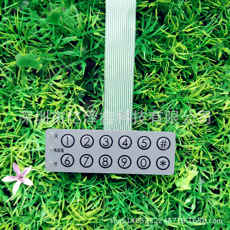 薄膜开关厂家 碳膜开关 软线性路按键面贴 PC/PET材质可选