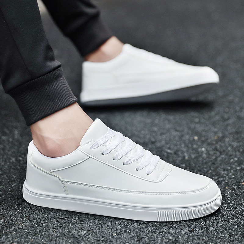 Spring and Summer New Student White Shoes Men's Casual Sports Leather Men's Shoes Student Running Travel Skateboard Shoes Spring and Summer New Student White Shoes Men's Casual Sports Leather Men's Shoes Student Running Travel Skateboard Shoes