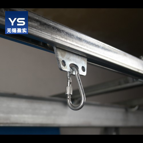 镀锌C型钢滑车轨道 无锡盈实C30电缆滑轨 C40型钢滑车导轨滑轮