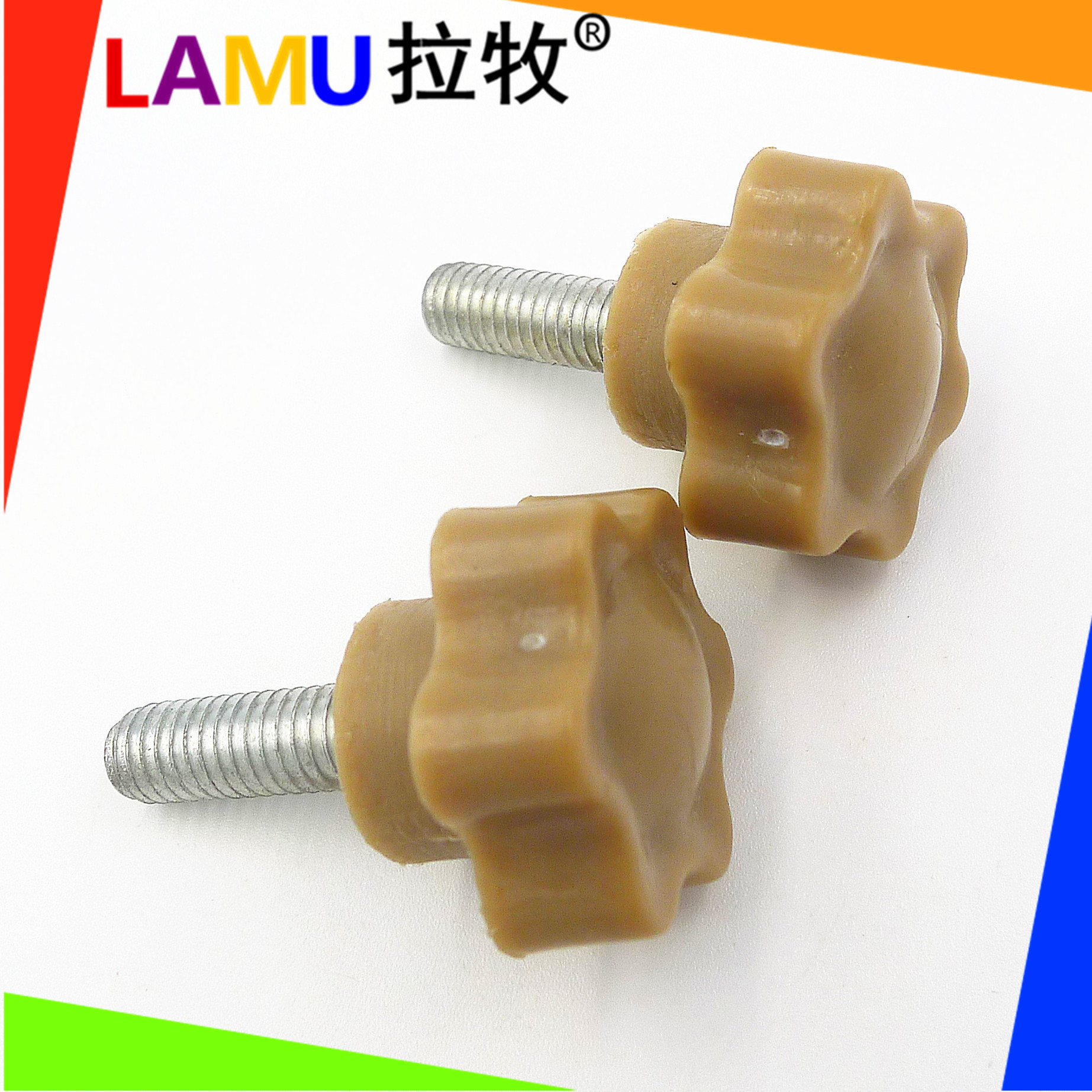 厂家直销英制不锈钢手柄螺丝美制不锈钢胶头螺丝 手拧螺丝制定