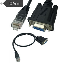 RJ45�DRS232�� COM����9��ˮ���^�� db9�����D�W�ھ�0.5m