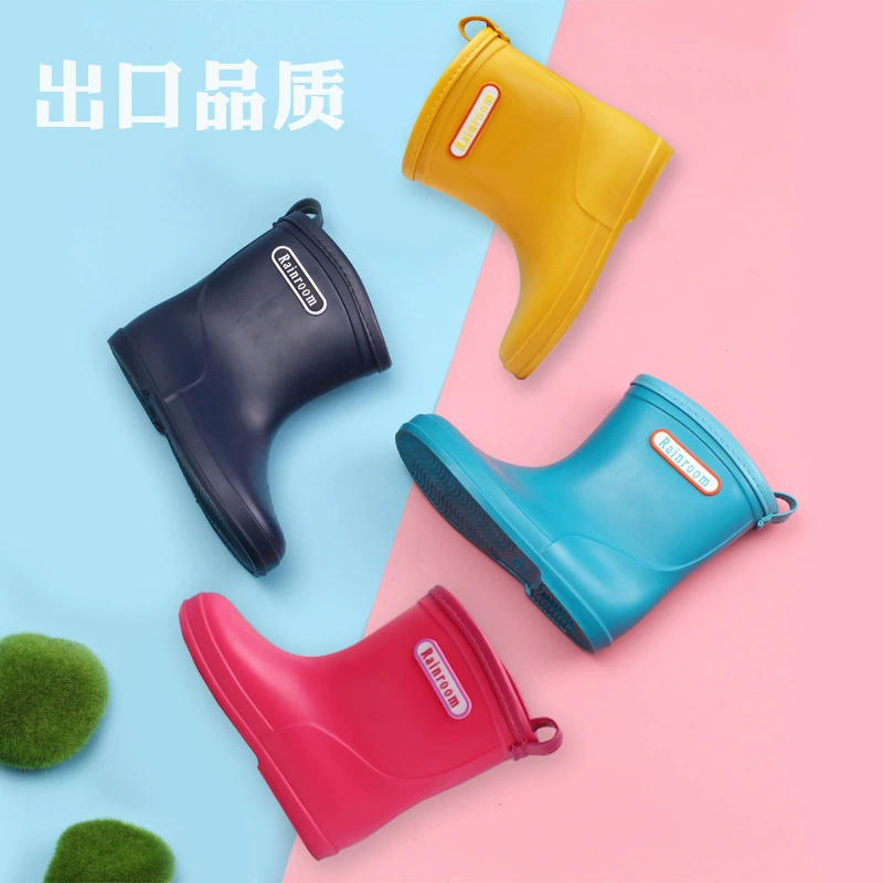 Детские дождевые сапоги детский сад 2-8 лет водная обувь детские наружные нескользящие водяные сапоги