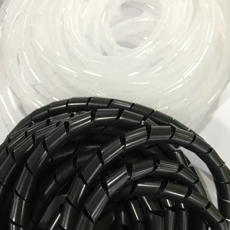 厂家直销PE塑料 缠绕管 束线软管电线保护整理收纳集线管护线绕线
