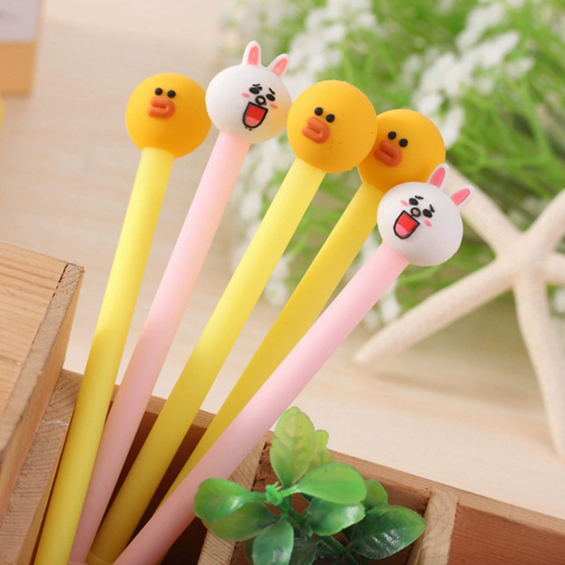 Cartoon black smooth quick dry rollerball pen