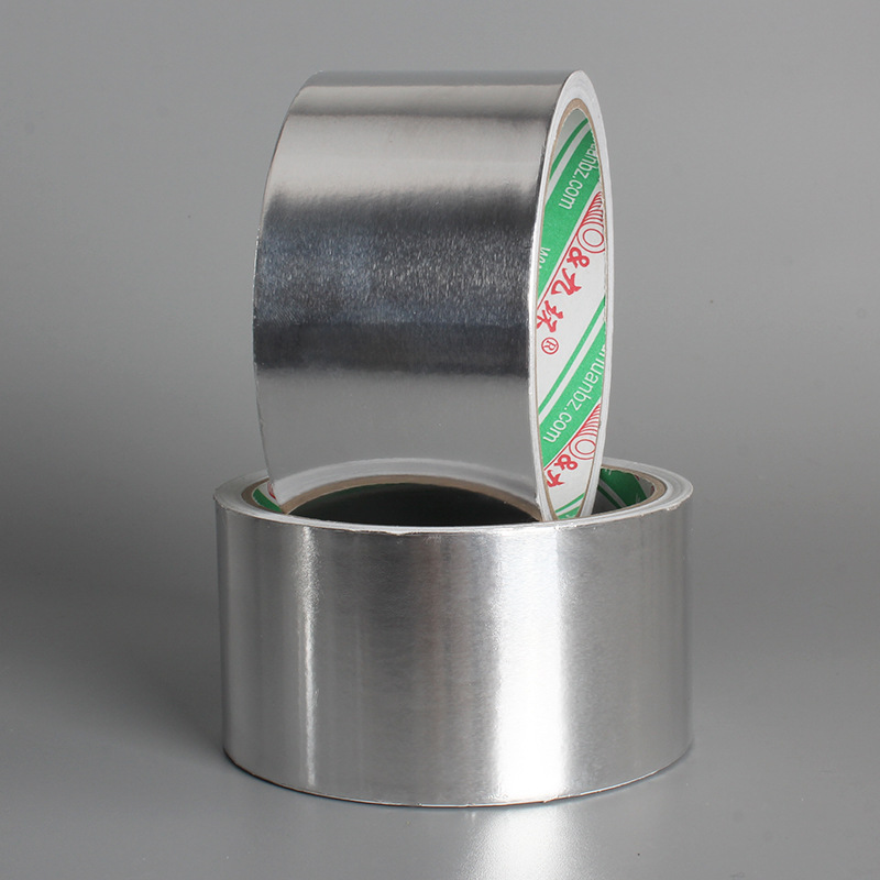 Cinta de papel de aluminio autoadhesiva de alta temperatura 4,8 cm/6cm revestimiento de aislamiento de plata cinta de papel de aislamiento al por mayor