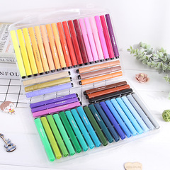 Purple Rat Children's Triangular Rod Paint Brush Washable Watercolor Pen Color Pen Set Color Brush Pen Student Prize Gift