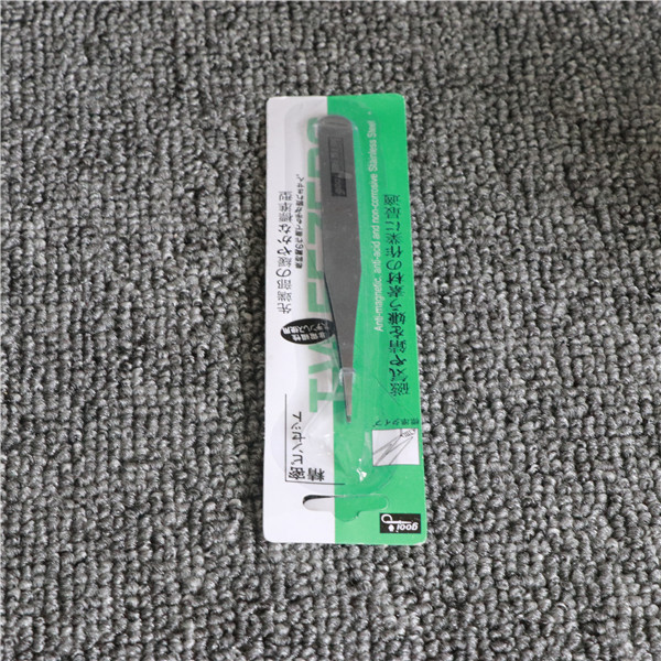 不锈钢弯头尖嘴夹子 手机维修手工DIY小工具 小镊子14g