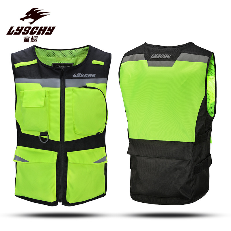 Thunder-wing motorcycle motorcycle riding reflective vest cross-country racing fluorescent safety motorcycle sports car anti-fall clothing