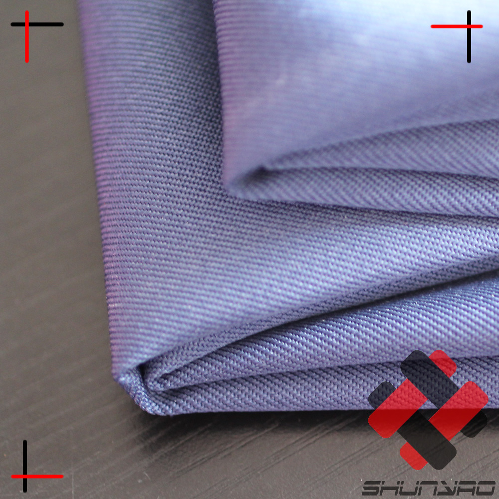 舜尧 300D 全涤2/1斜纹华达呢 单面斜工装制服面料