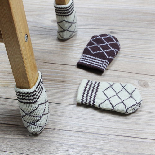 Double-layer wear-resistant table and chair leg covers, furniture silent home use solid wood floor protection pads for chairs, stools, and table leg pads