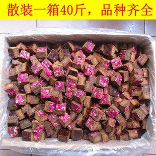 Ancient bulk brown sugar block ginger jujube sugar cane old brown sugar handmade rose osmanthus soil brown sugar