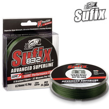 Sufix梭飞士832 120米/250米大力马线PE线8股编织线路亚鱼线