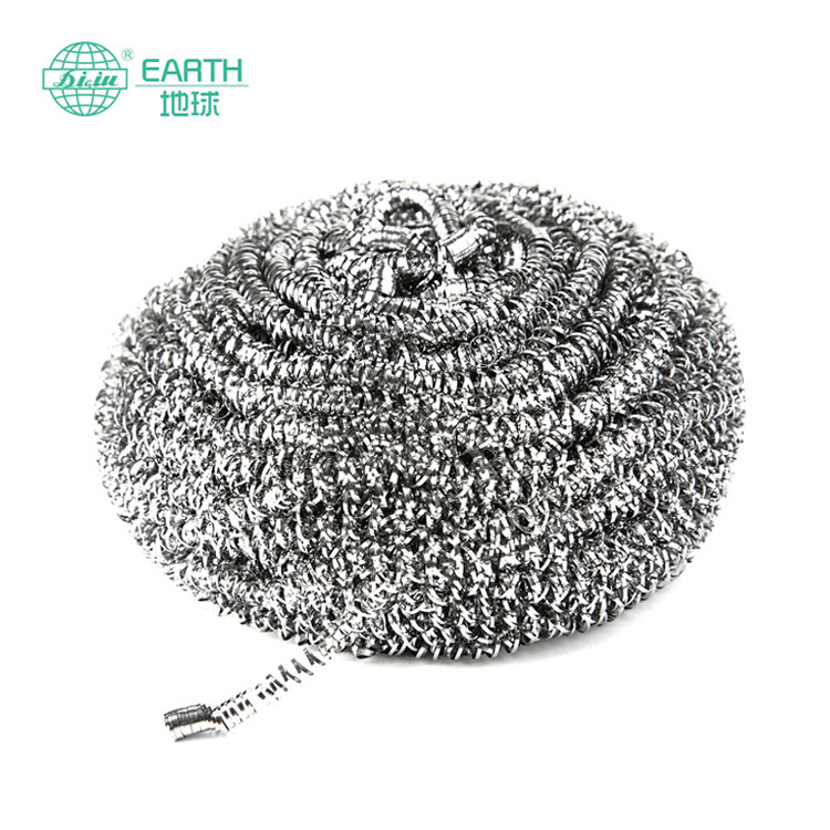 5 Yuan Store Daily Necessities Supply Stainless Steel Dishwashing Stain-Removing Steel Wool Cleaning Ball Department Store Cleaning Brush 2 Brushes