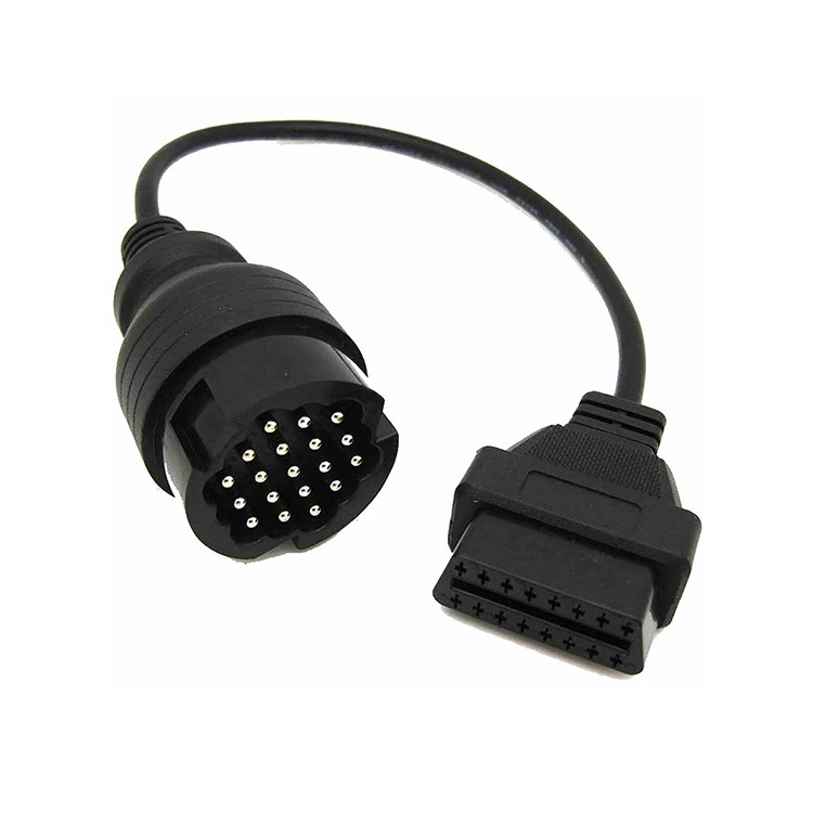 Porsche 19Pin OBD1 Adapterstecker 16Pin OBD2 保时捷19针转接