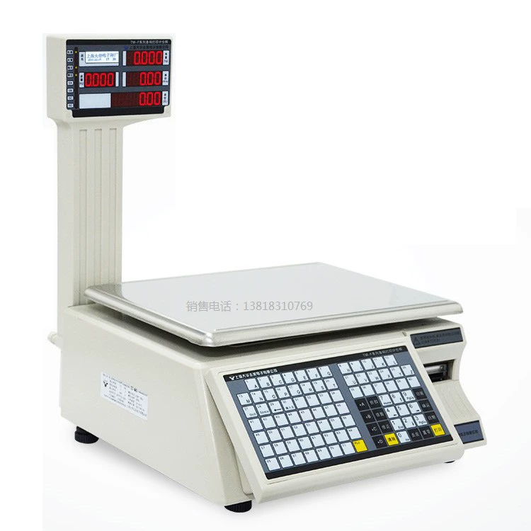 Дахуа шкала ТМ-Ф Цена этикетки шкала китайский дисплей супермаркет кодирования электронные весы штрих-кода печати весы