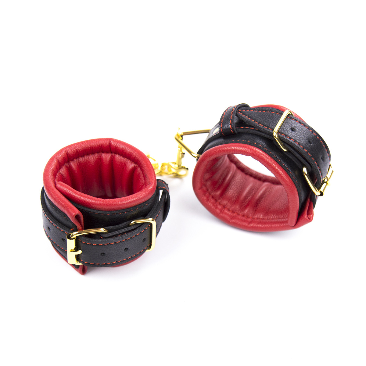 Juguetes sexuales de fábrica: esposas y tobilleras de PU, ataduras de cuero para manos y pies, juguetes para adultos, productos sexuales para coqueteo. image 10