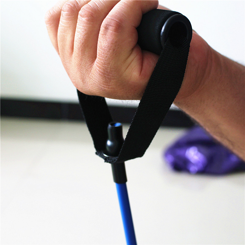 Fitness yoga en forma de banda de tensión de estiramiento banda de resistencia brazo tirar cuerda pérdida de peso equipo de ejercicio cinco colores en stock