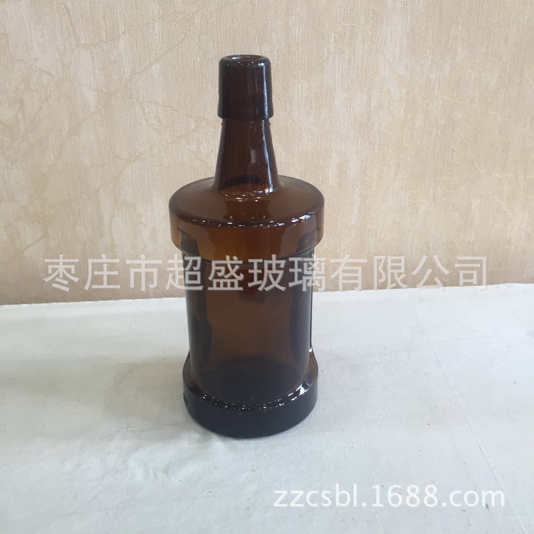 厂家批发 750ml棕色 玻璃瓶 葡萄酒瓶  棕色玻璃瓶