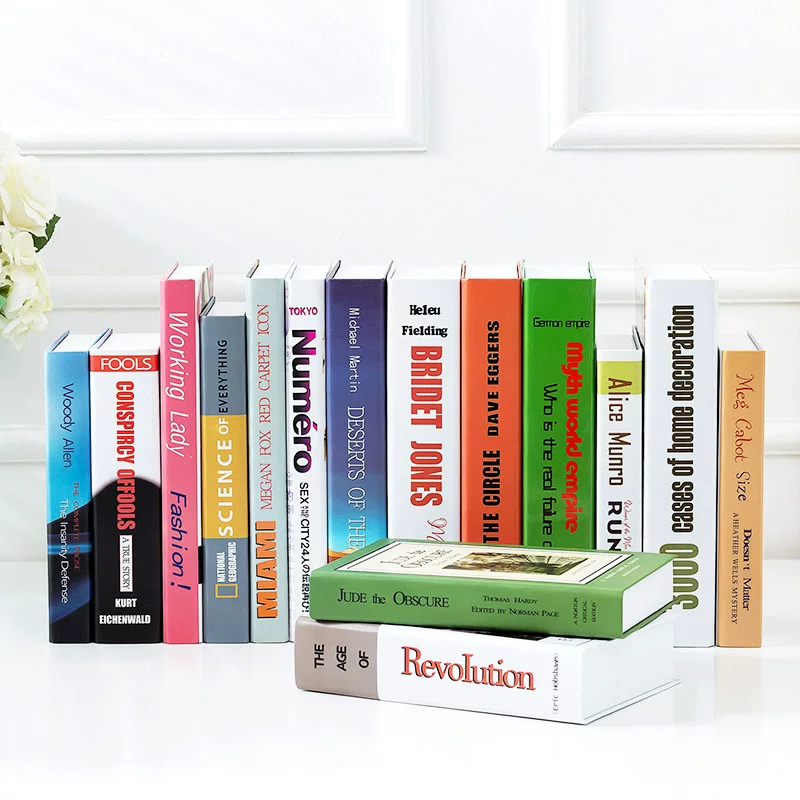 Реалистичные современные украшения, модель книги, английский, простой и элегантный дизайн, прямая продажа с завода