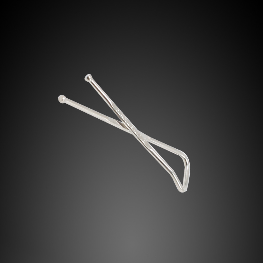 【加工】销售 衬衣又字叉针、叉形针胸针不锈钢简约