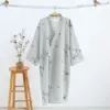 Male gray bamboo leaf robe