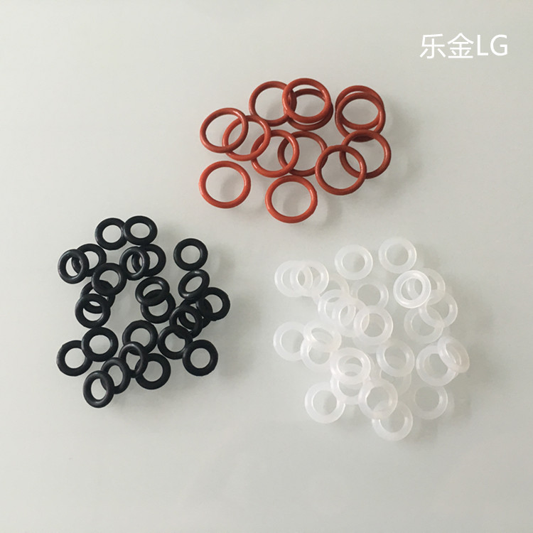 黑色硅胶密封圈 红色防水硅胶o型圈 透明食品级 硅胶圈