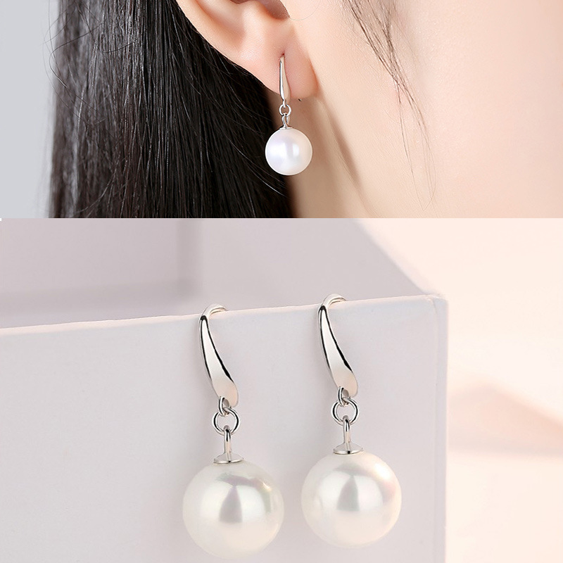 韩国风复古流苏珍珠耳环简约女士耳钉饰品气质跨境欧美耳坠配饰品