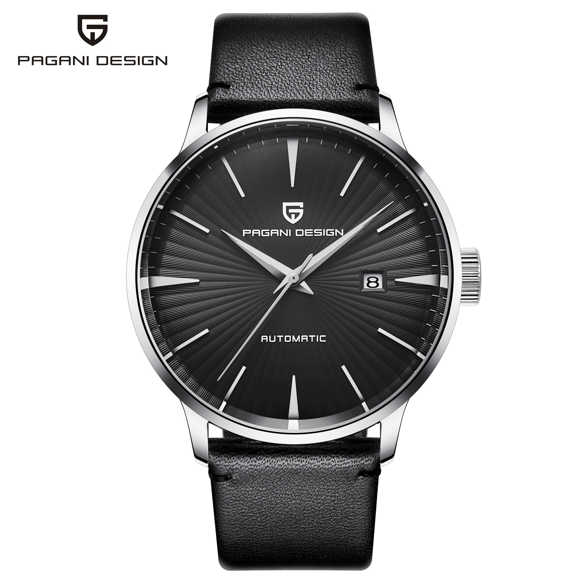 PAGANI bojiani transfronterizo nuevo reloj mecánico de los hombres de moda impermeable correa de acero reloj al por mayor 2770